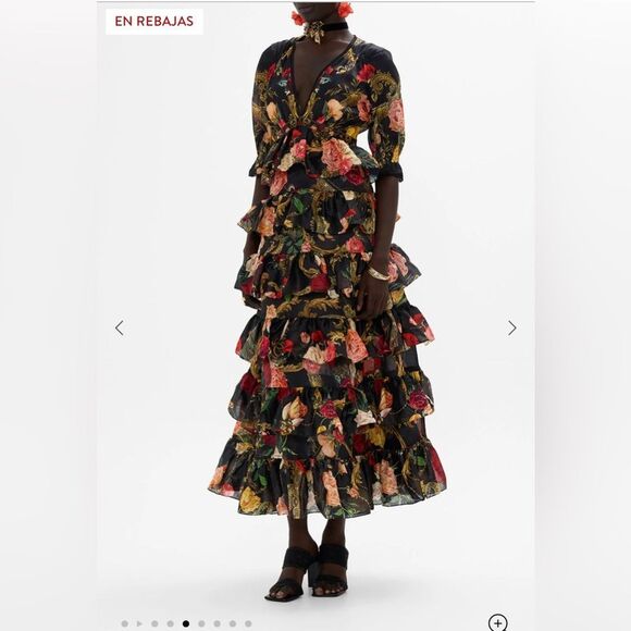 7 NWOT 1299.00 CAMILLA Puff Sleeve Tiered Skirt Dress
Magic In The Manuscripts - Picture 5 of 11